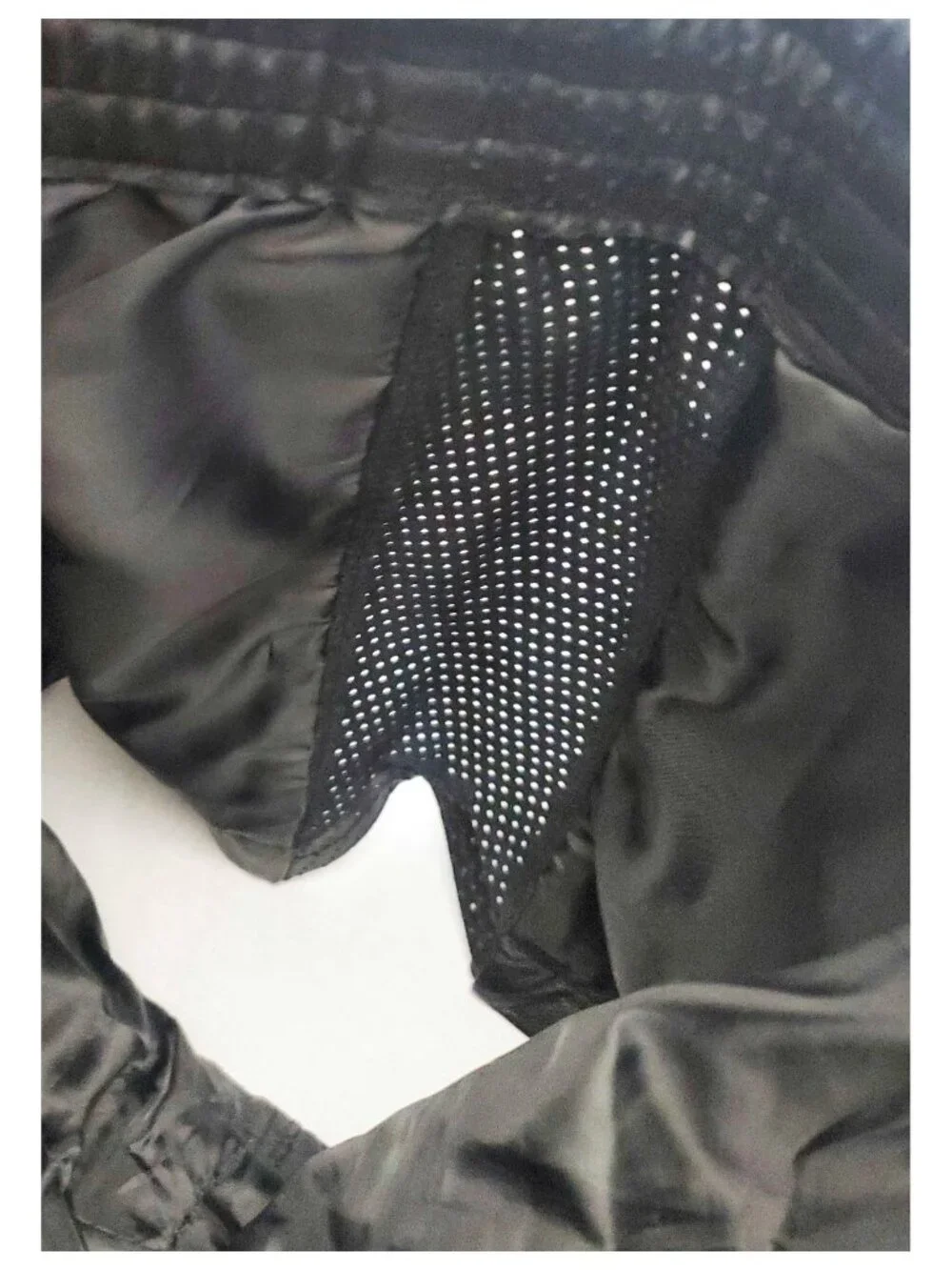 Vintage Pride Men's Black Leather Athletic Style Shorts XL
